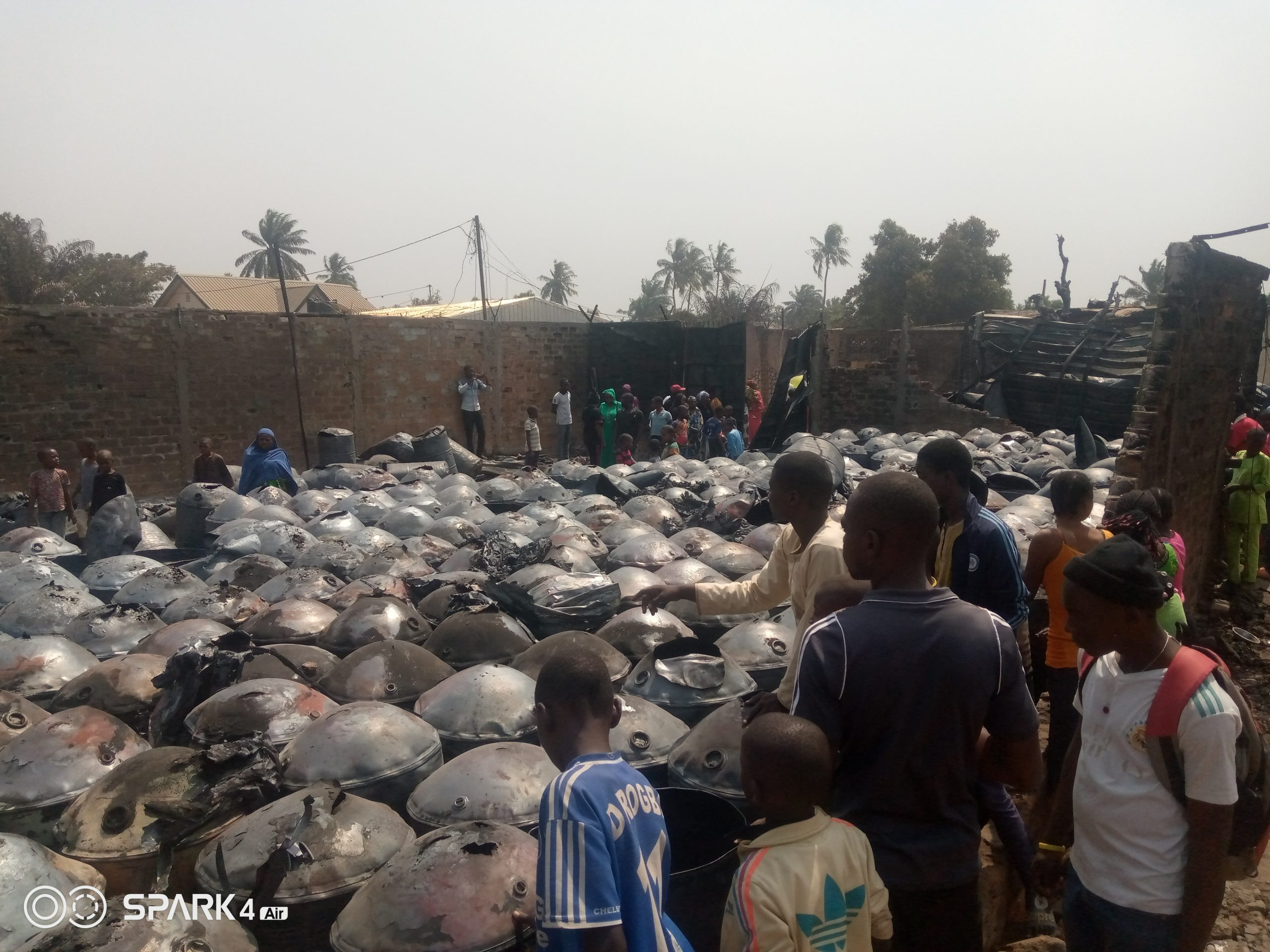 Bangui : bilan lourd après un impressionnant incendie dans un quartier du PK5