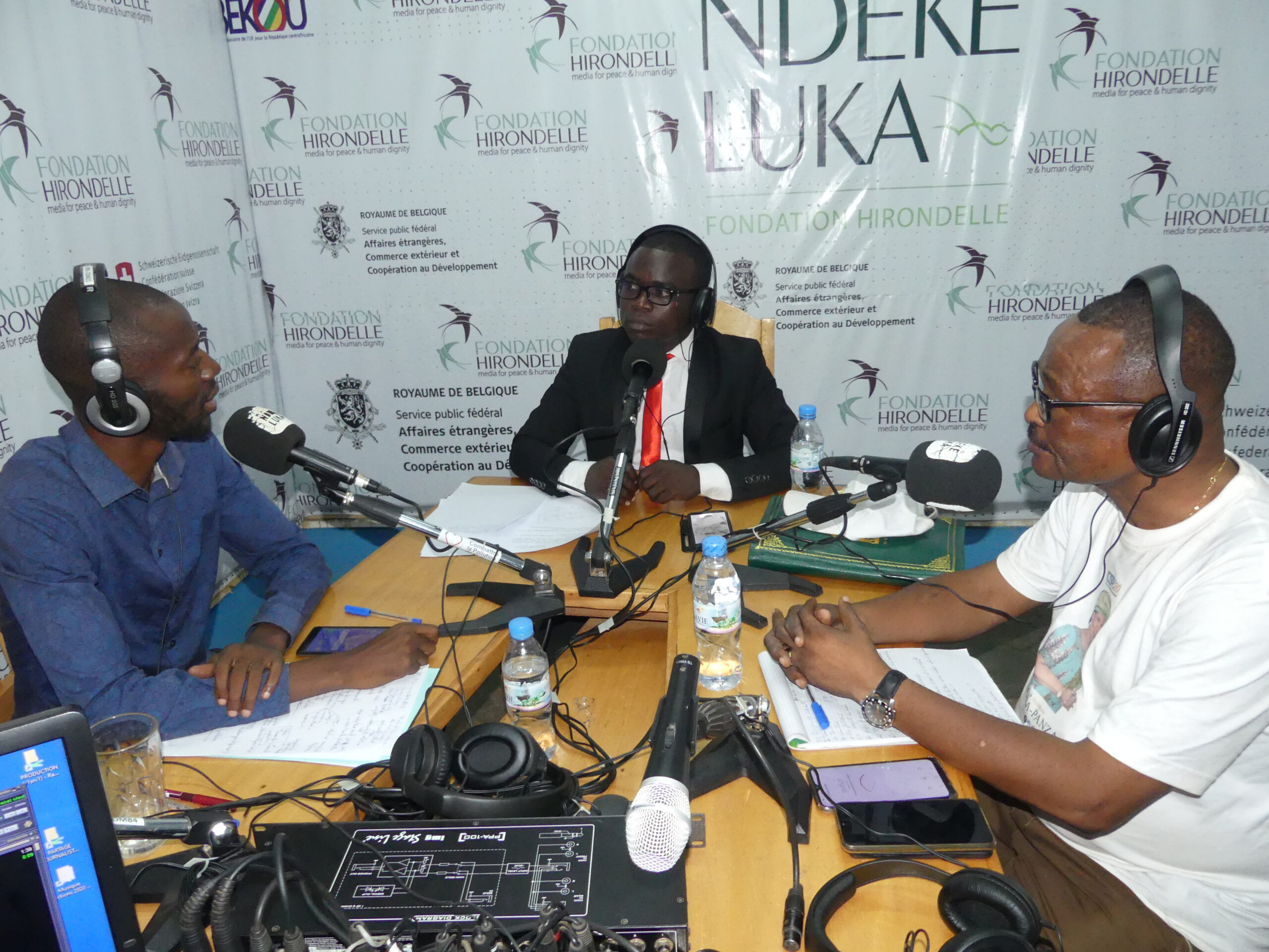 Débat électoral entre le représentant du candidat N°12 Catherine Samba-Panza et celui du candidat N°11, Abdou Karim Meckassoua