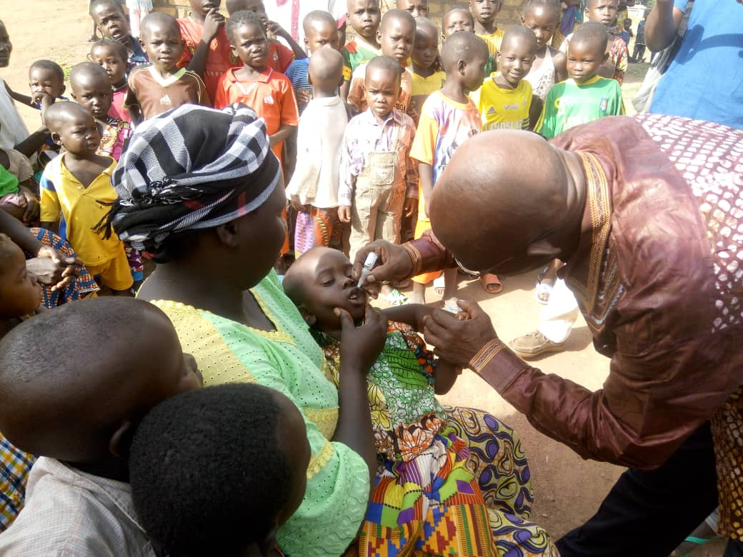 Halte au paludisme au village Linga