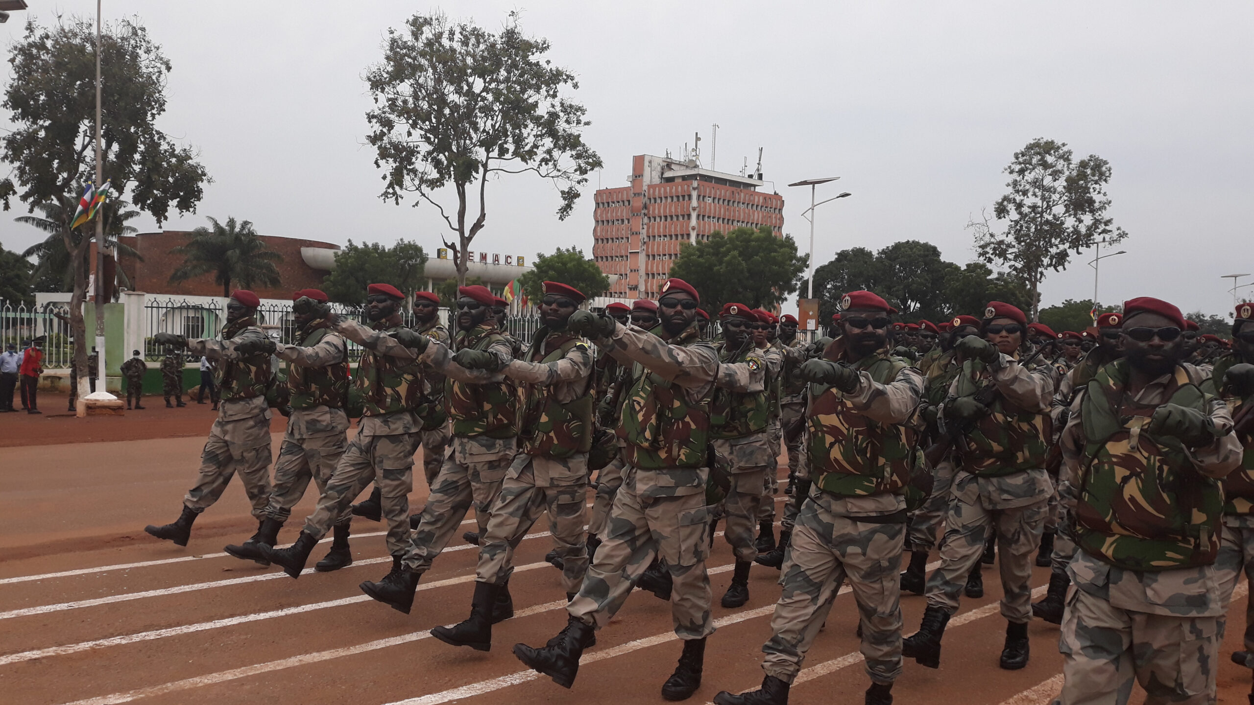 Centrafrique: le 60ème anniversaire de l’indépendance marqué par une démonstration de force militaire