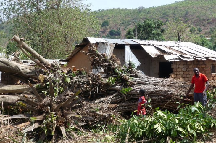 Ombella-M'Poko : Des maisons écroulées et des sinistrés enregistrés dans la commune de Bégoua