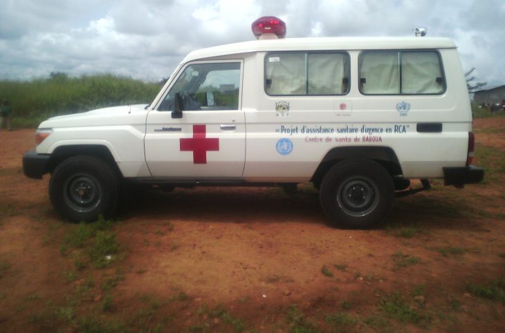 Nana-Mambéré : l’hôpital du District de Baboua dispose désormais d’une ambulance