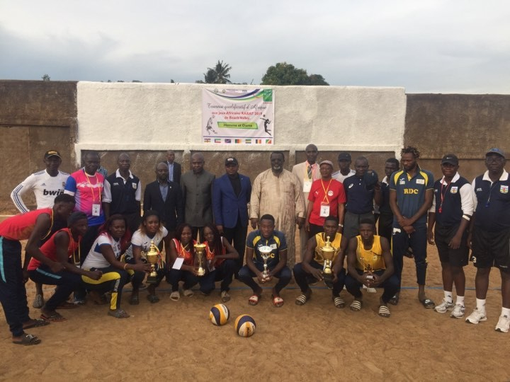 La  RCA championne d’Afrique Centrale de  Beach volley