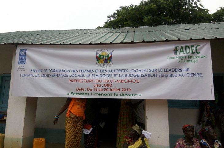 Haut Mbomou : L'ONG FADEX initie des femmes et filles aux AGR à Obo