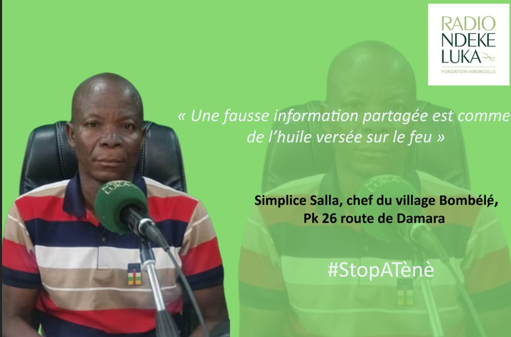 Bangui : « une fausse information partagée est comme de l’huile versée sur le feu », prévient Simplice Salla