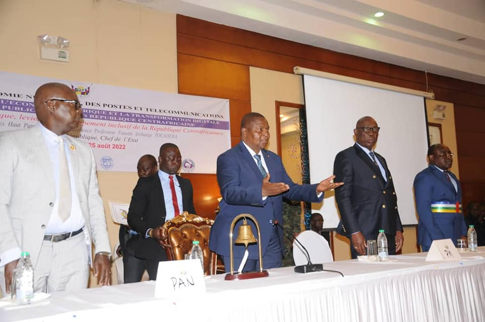 Bangui : le président Touadéra lance des réflexions sur l’économie numérique