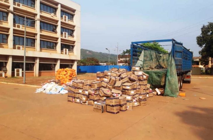 Centrafrique : plusieurs cartons de bonbons saisis par les services du ministère du commerce