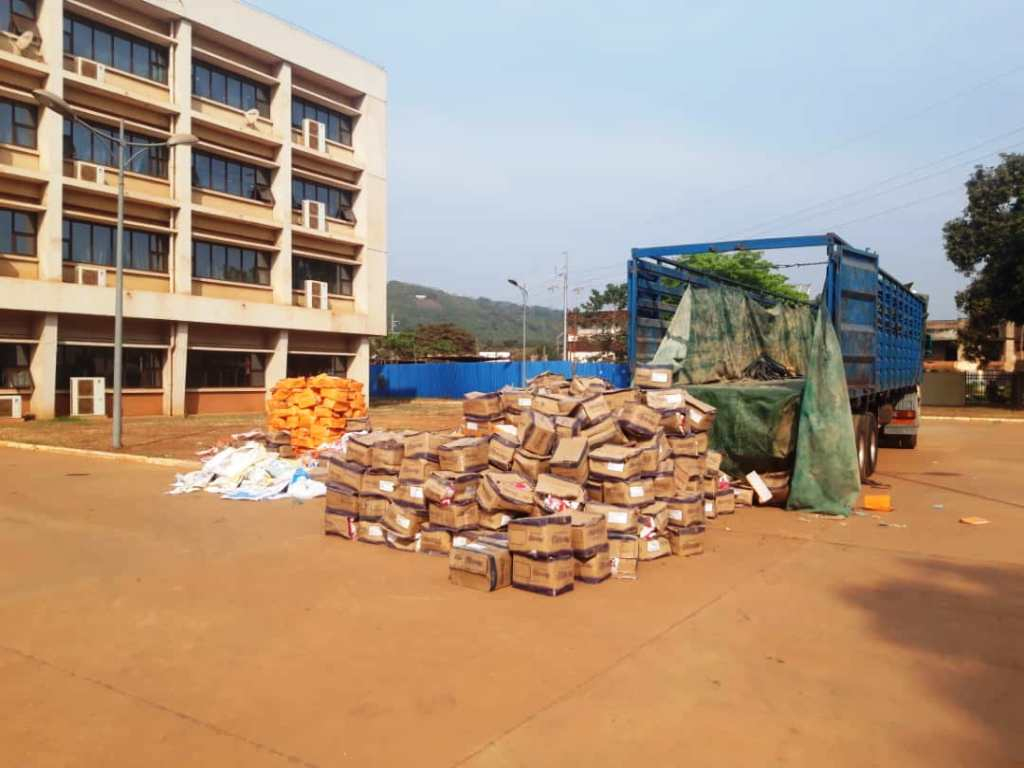 Centrafrique : plusieurs cartons de bonbons saisis par les services du ministère du commerce