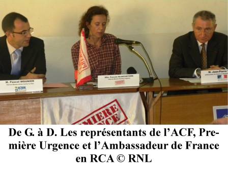La France au secours des personnes vulnérables en RCA